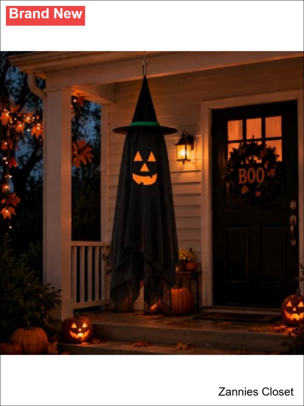 👻 Hanging Ghost Ornament Halloween Decoration Oxford Fabric Witch Outdoor Yard